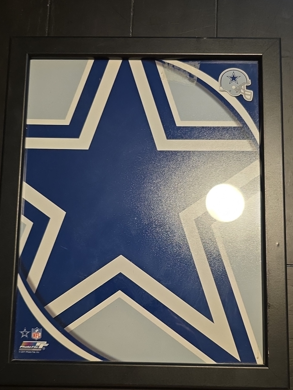 NFL Dallas Cowboys Framed Star Wall Art 12"×15"